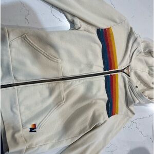 Aviator Nation 5 stripe zip up